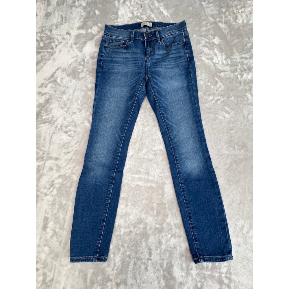 LOFT Outlet Petite Modern Skinny Jeans Size 0 Blue Denim Excellent Condition